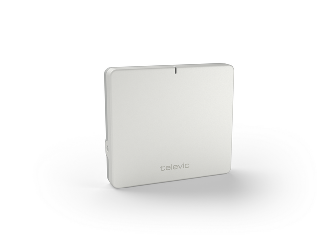 Televic Unite AP4 Access Point in perspektivischer Ansicht